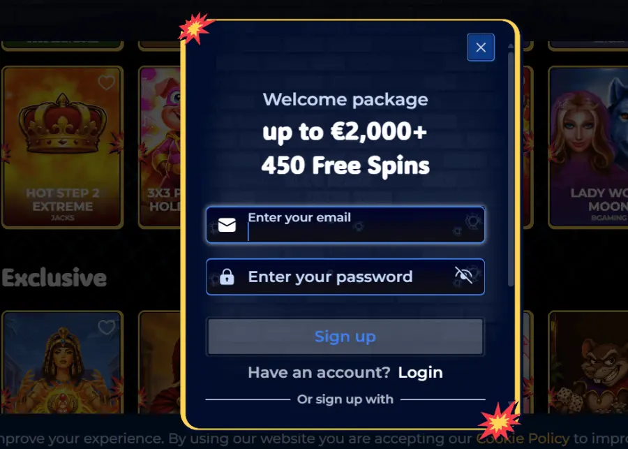 Gangstasino casino login